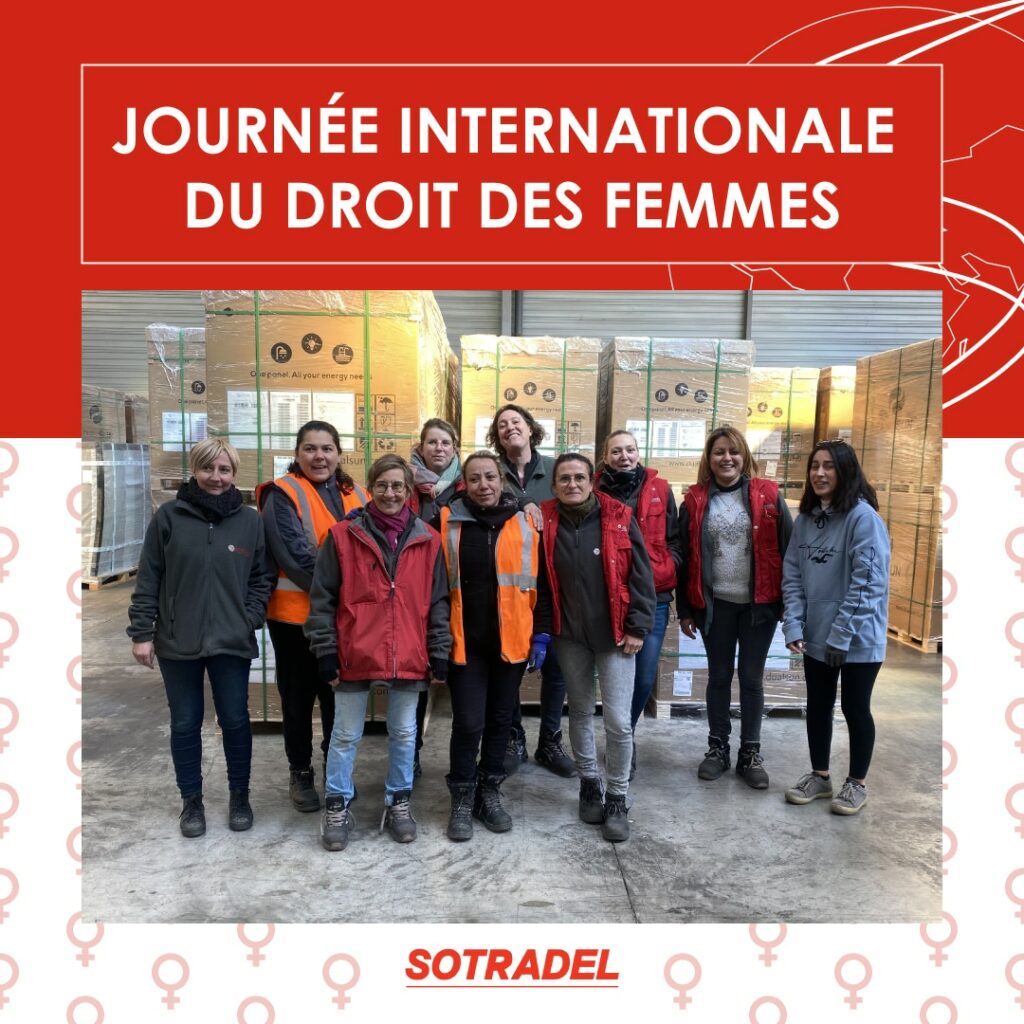 Sotradel emploi femmes égalite transport logistique